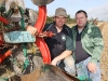 John Whelan and Dan Donnelly who represent Ireland in the Reversible section of the European Ploughing Championships, pictured here on the practice site at Cardenton, Athy, Monday 20 September 2010. Picture: Alf Harvey.