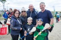 Geraldine Hyland, Deirdre and Declan Conroy; Seamus Hyland, Charlie Conroy and Jack Hyland, Rosenallis