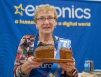 Maureen Igoe from Bonniconlon, Co Mayo, winner of the Euronics Brown Bread Making at Ploughing 2025.

Photo: Alf Harvey, no reproduction fee.