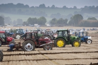 Ploughing underway on day 1 at the National Ploughing Championships at Ratheniska, Co Laois.
Picture: Alf Harvey/hrphoto.ie