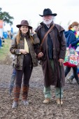 Most appropriately dressed lady Vanessa Shortall from Tullamore, Co Offaly and most appropriately dressed man Peter Larkin from Kinvara, Galway at the 2025, Screggan, Tullamore, Wednesday, 17th September 2025.
Photo: Alf Harvey.