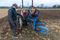 Tom Pender ploughing in the vintage at the Laois Ploughing match on the lands of the Duggan family in Durrow.
Photo: Alf Harvey.