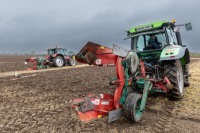 Brian Ireland ploughing at the Laois Ploughing match on the lands of the Duggan family in Durrow.
Photo: Alf Harvey.