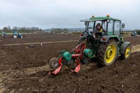 DJ Donnelly ploughing at the Laois Ploughing match on the lands of the Duggan family in Durrow.
Photo: Alf Harvey.