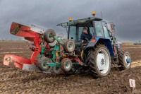 Karl Davis ploughing at the Laois Ploughing match on the lands of the Duggan family in Durrow.
Photo: Alf Harvey.