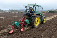 DJ Donnelly ploughing at the Laois Ploughing match on the lands of the Duggan family in Durrow.
Photo: Alf Harvey.
