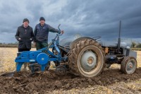Austin Armitage from Ballyfin ploughing in the Classic 2 Furrow watched by Francis Worrell at the South Laois Ploughing match on the lands of the Duggan family in Durrow.
Photo: Alf Harvey.