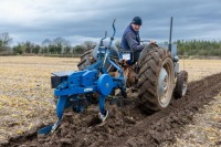 Austin Armitage from Ballyfin ploughing in the Classic 2 Furrow at the South Laois Ploughing match on the lands of the Duggan family in Durrow.
Photo: Alf Harvey.
