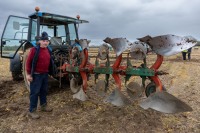 Tom Cushen from Portlaoise ploughing in the Senior Reversible at the South Laois Ploughing match on the lands of the Duggan family in Durrow.
Photo: Alf Harvey.