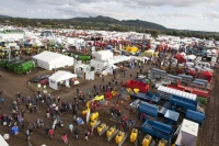 The trade arena at Heathpark, New Ross for ploughing 2012.Picture: Alf Harvey.